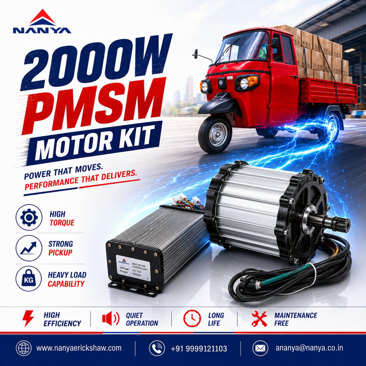 Details on E-rickshaw, E-bike and E-scooter Spare Parts